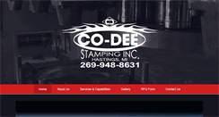 Desktop Screenshot of codeestamping.com